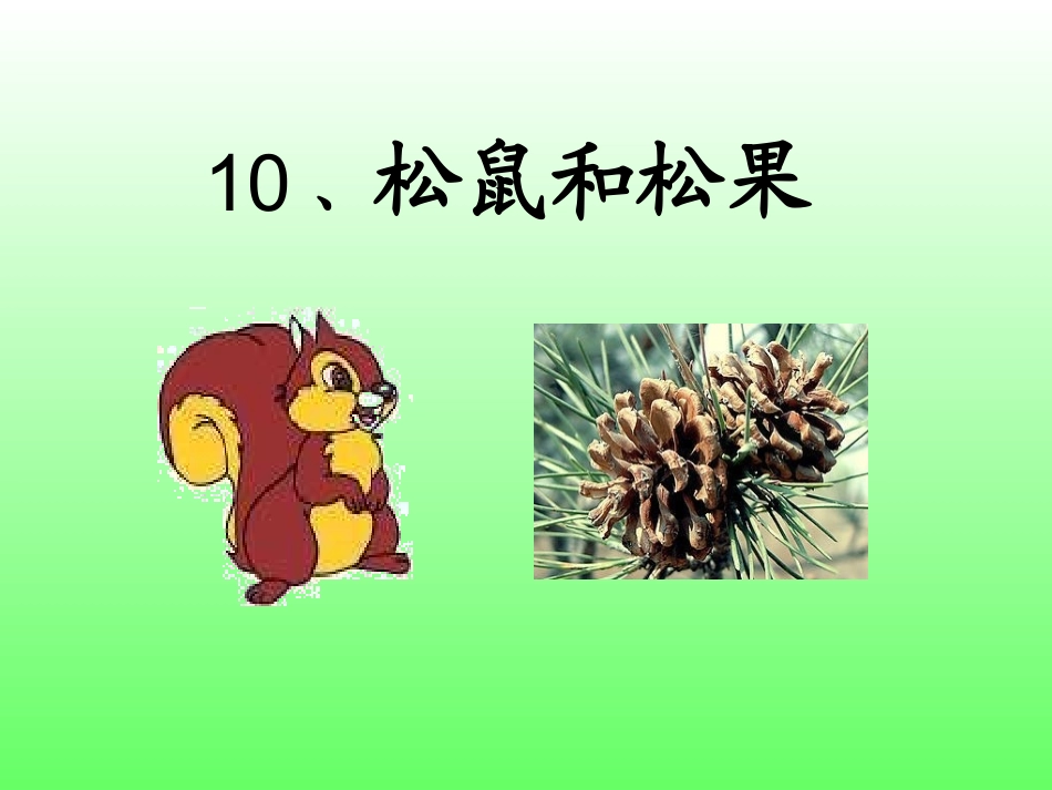 《松鼠和松果》课件4_第2页
