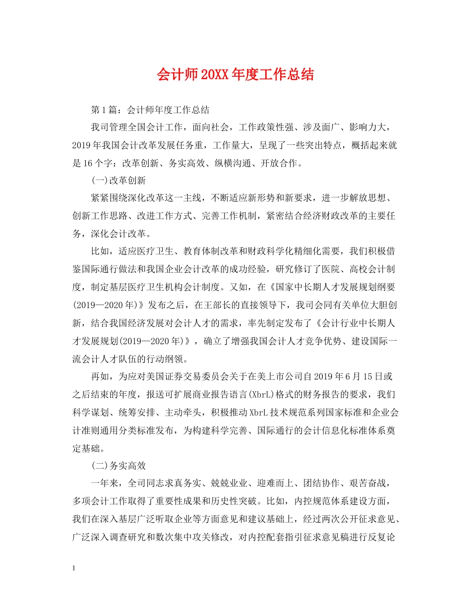会计师度工作总结_第1页