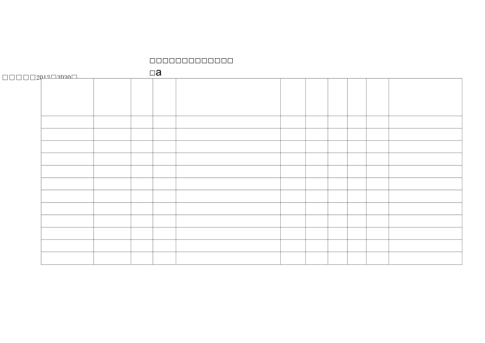 巷道检查记录及维修报表二7_第2页