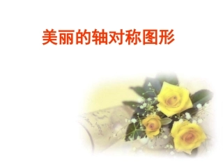 二年级数学上册第五单元观察物体2、轴对称图形课件