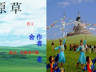 《草原》课件 ()