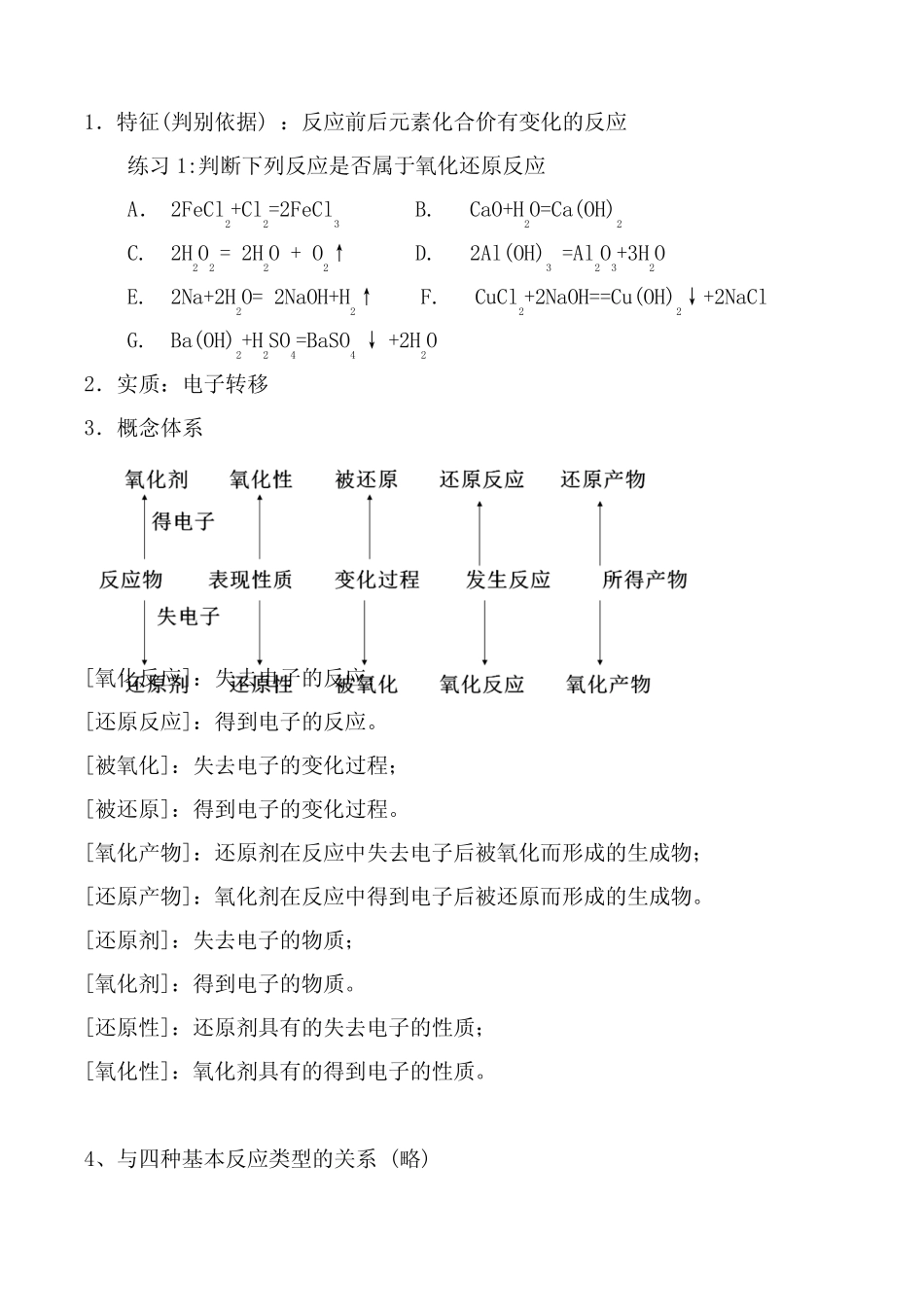 氧化还原反应专题复习(自用整理) _第2页