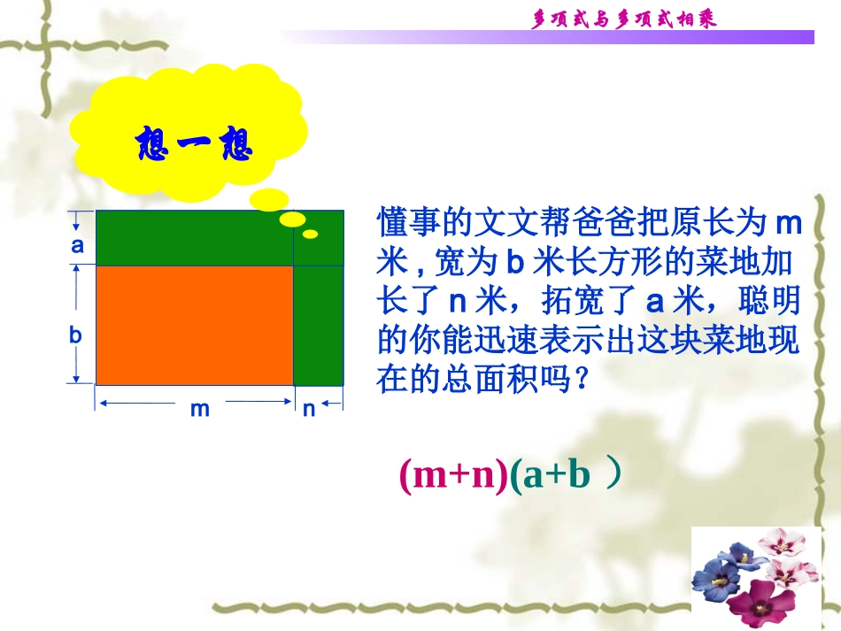 整式的乘法-多项式乘以多项式__第3页
