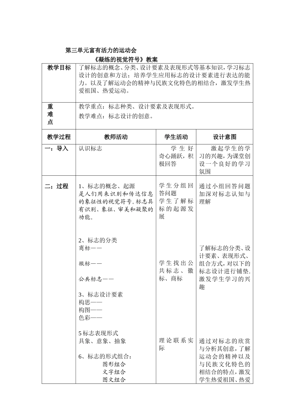 美术《凝练的视觉符号》教案_第1页