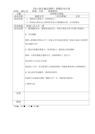 畅想太空（绘画）