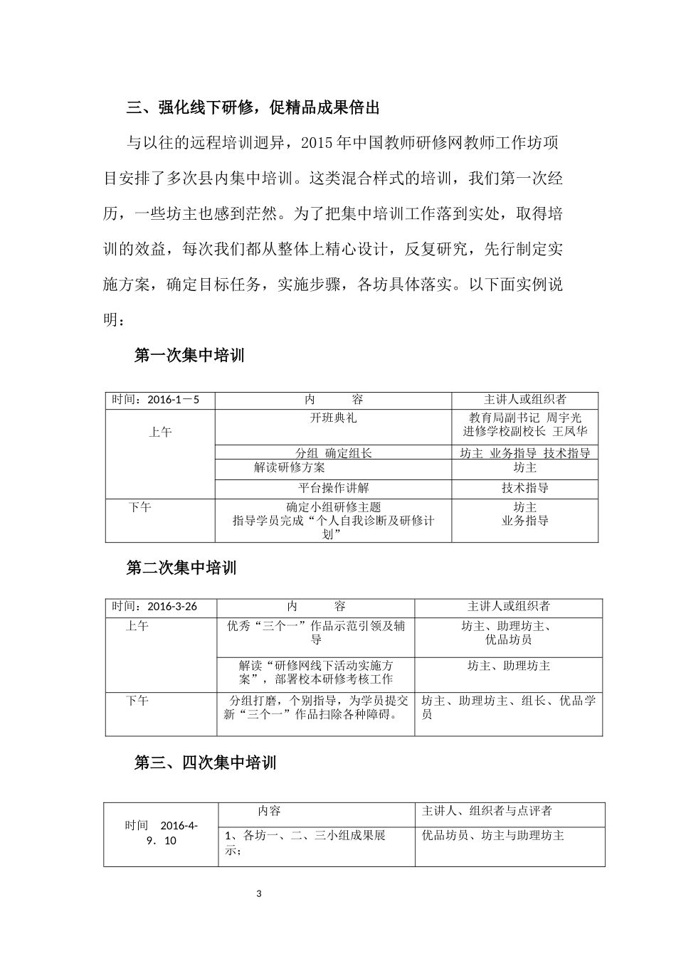 2015年辉南县教师工作坊工作总结_第3页