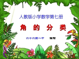 《角的分类》