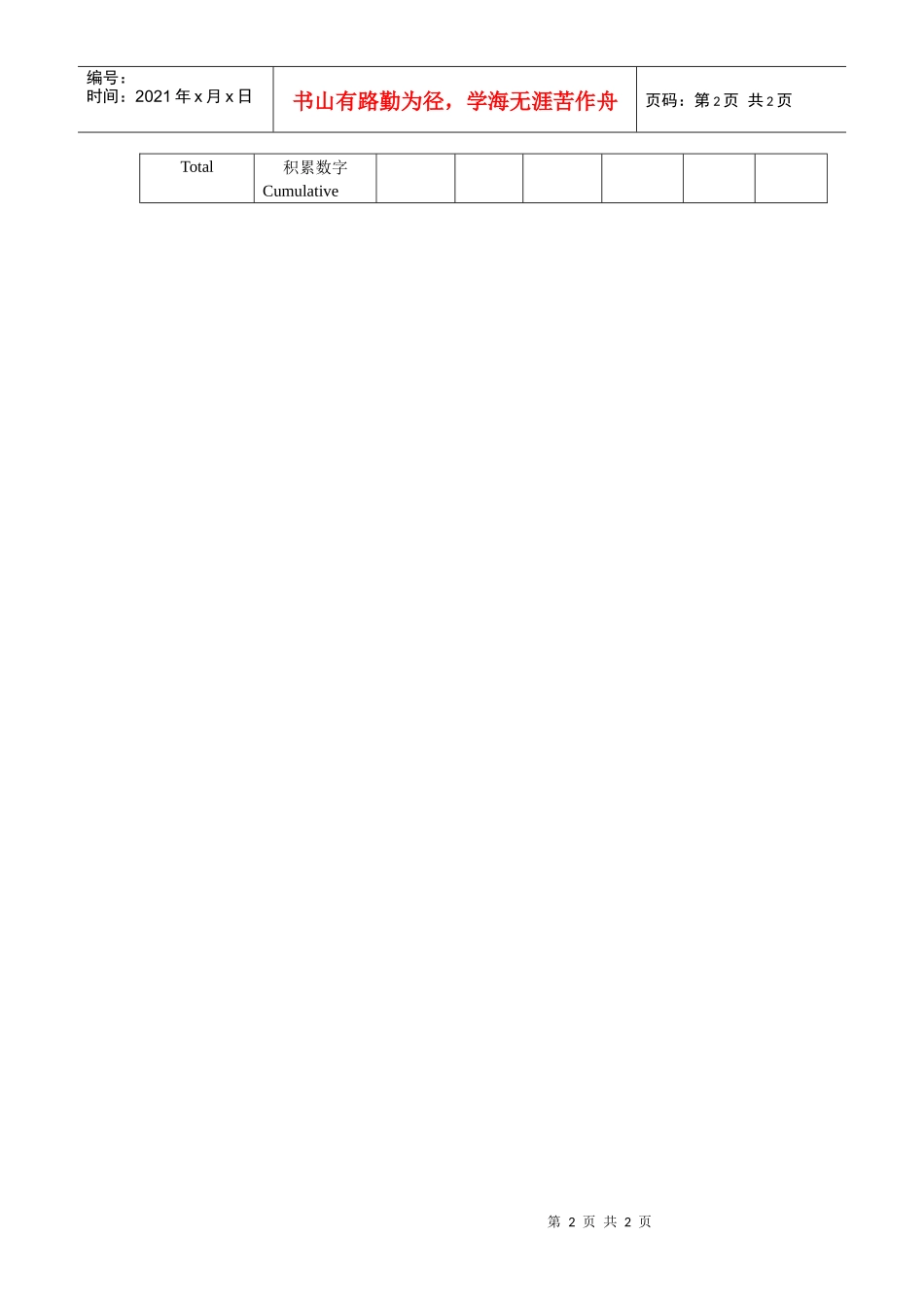 销售预测表1_第2页