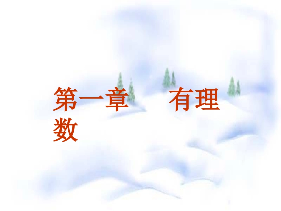 正数和负数 ()_第1页