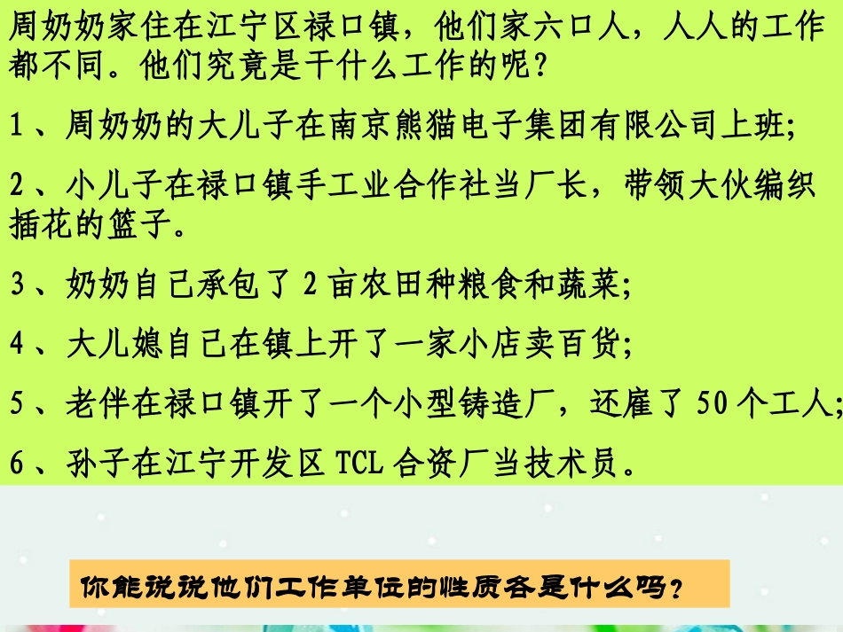 2016学年高一政治精品课件：我国的基本经济制度1_第3页
