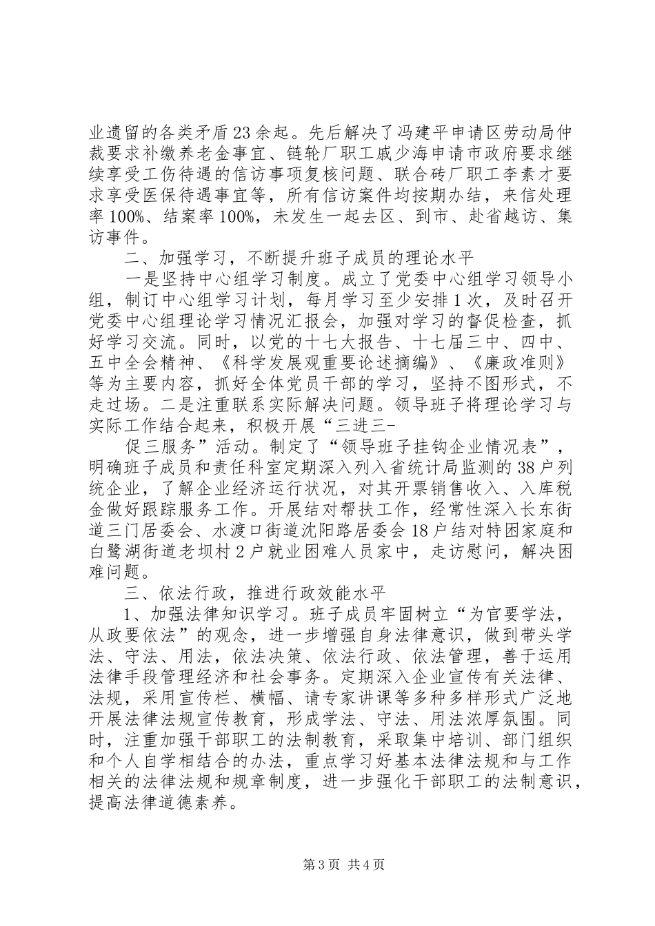 区经信委领导小组年终工作汇报_第3页