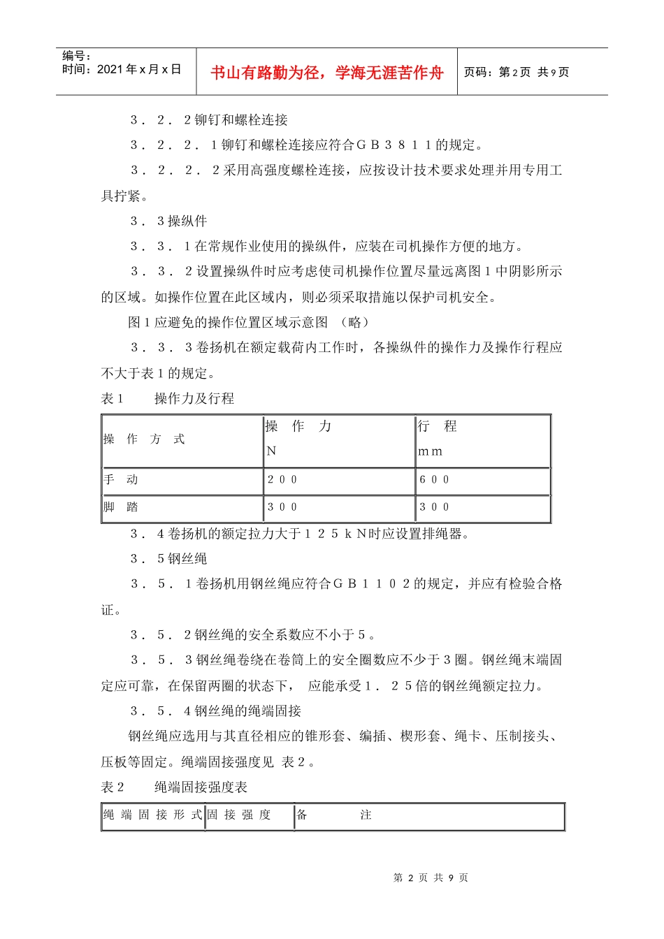 卷扬机安全操作规程_第2页