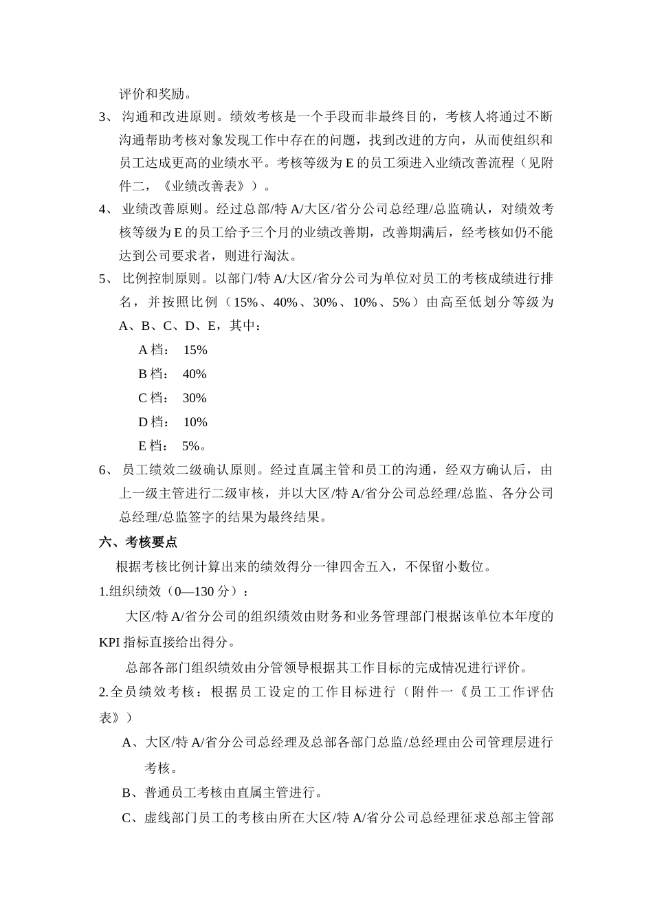 中国网通FY02绩效考核制度_第2页