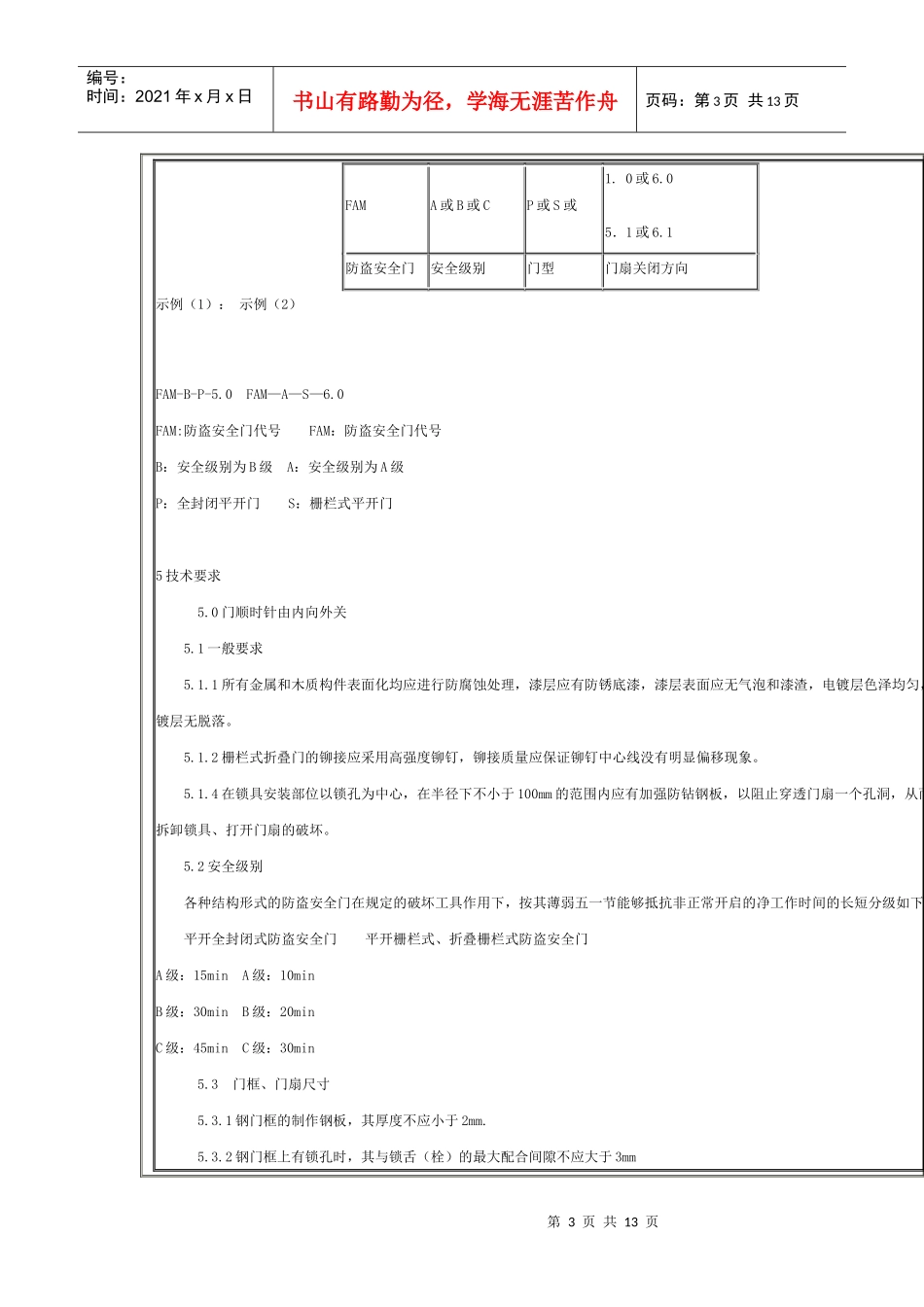防盗安全门规范_第3页