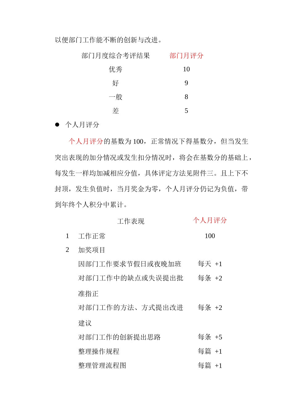 公司信息中心绩效考评制度_第3页