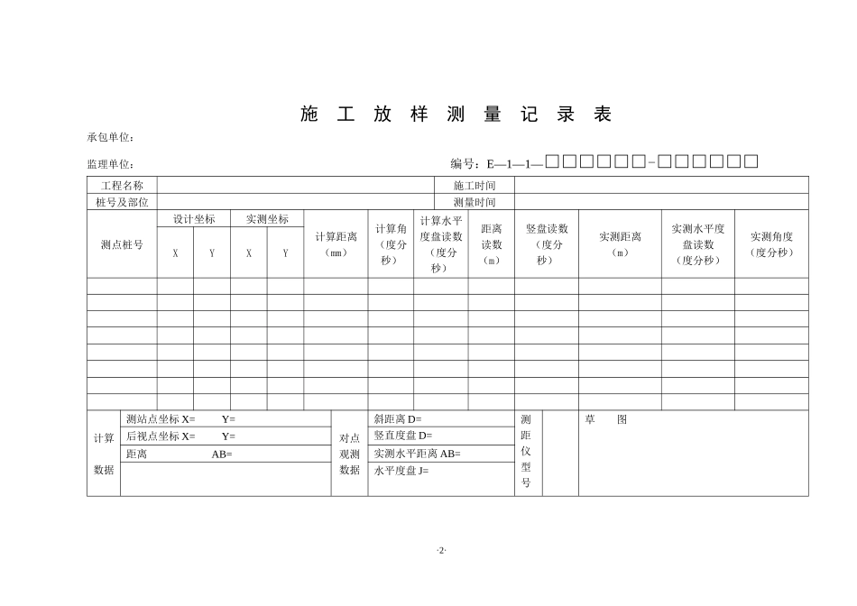 公路工程施工原始记录表(路面部分)_第3页
