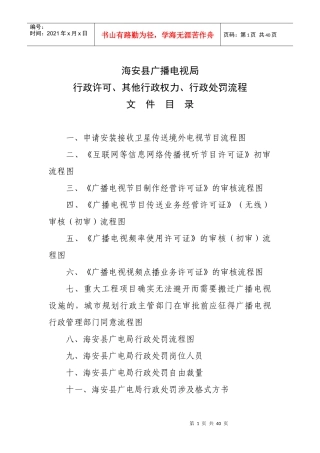 广电局详细流程图