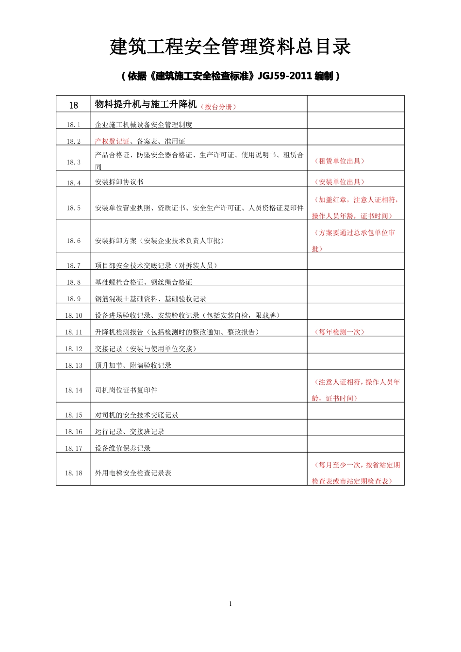 施工升降机和物料提升机填表说明_第1页