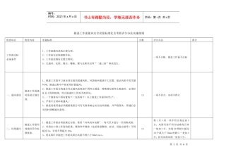 采掘工作面通风质量标准化