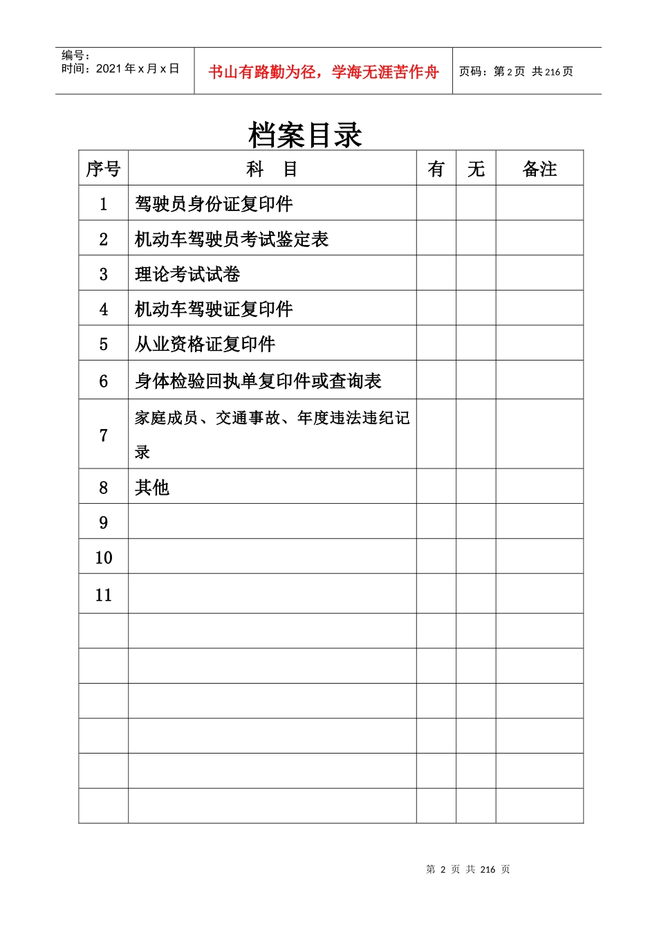 驾驶员标准化档案_第2页