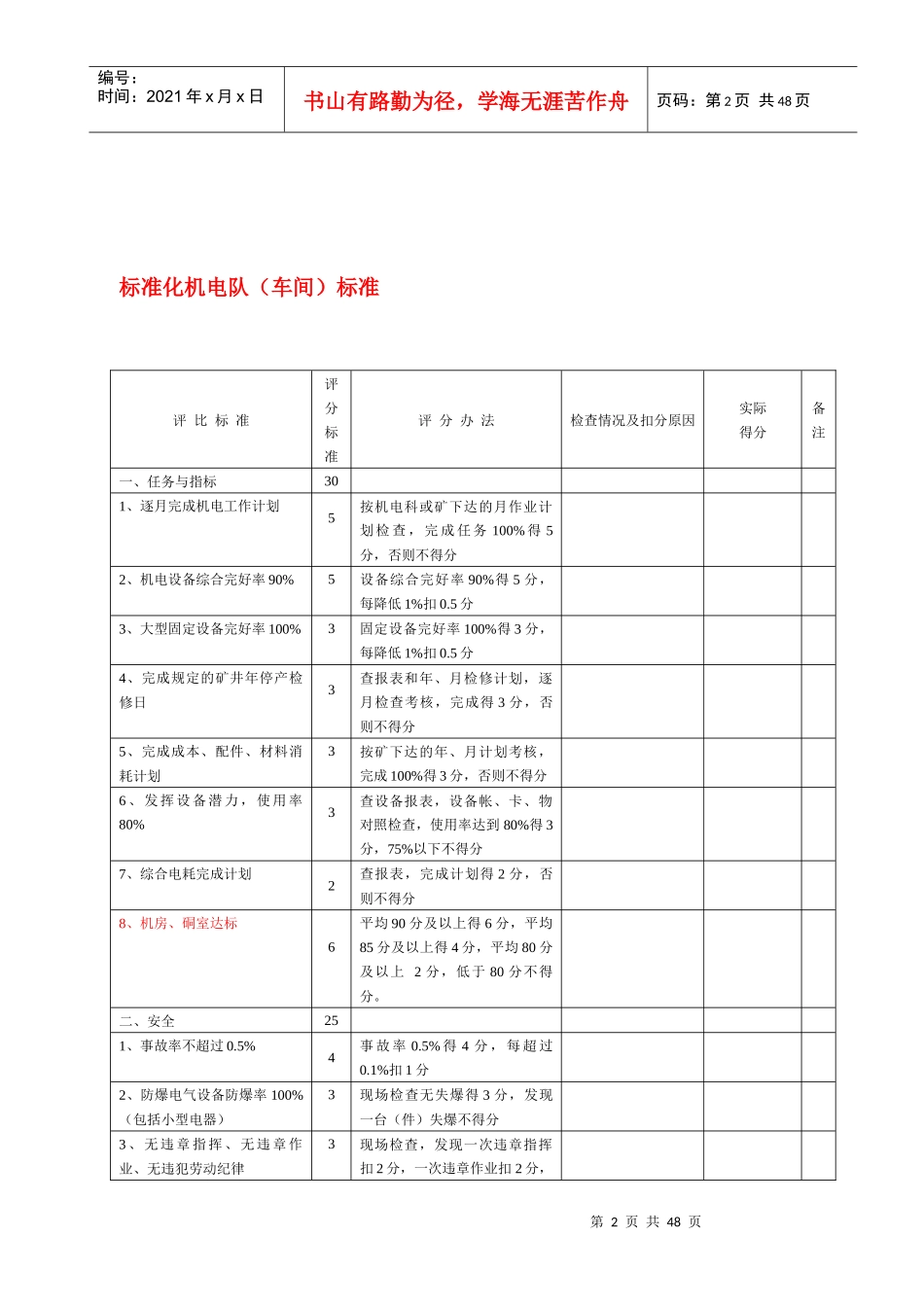 标准化机运队、机房硐室标准_第2页