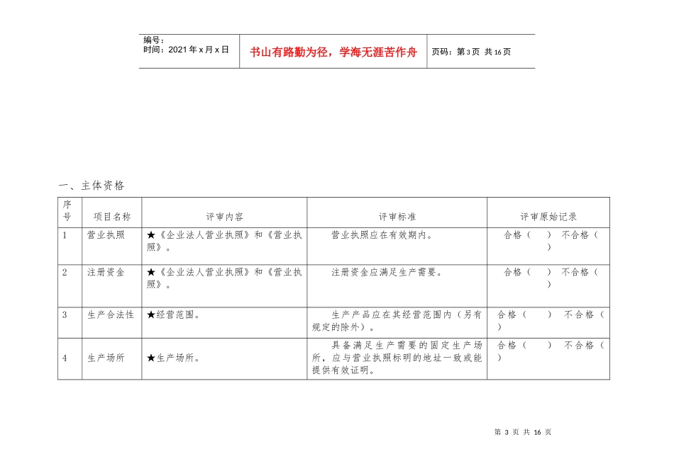 特种劳动防护用品安全标志现场评审规范_第3页