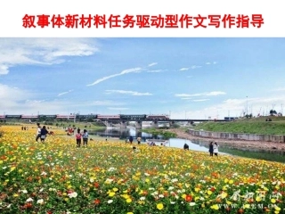 任务驱动型材料作文写作指导