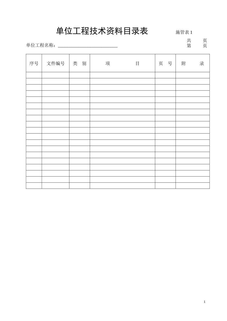 工程表式1-50_第1页