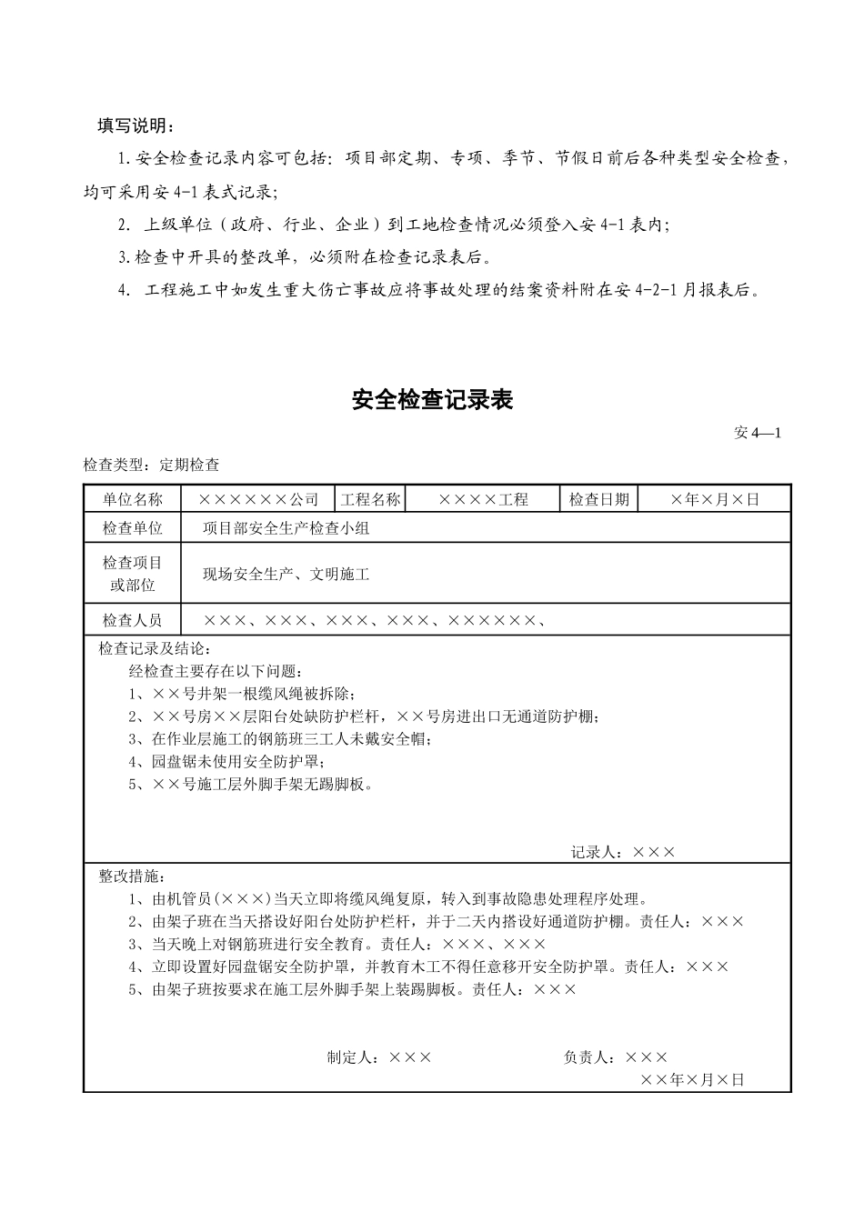 安全检查记录表[1]_第3页