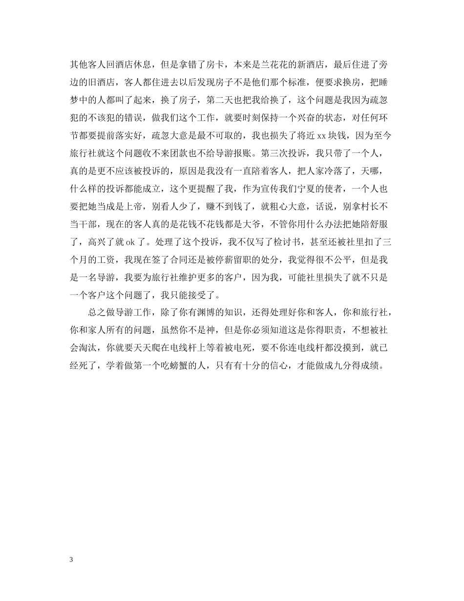 兼职导游年底总结2_第3页