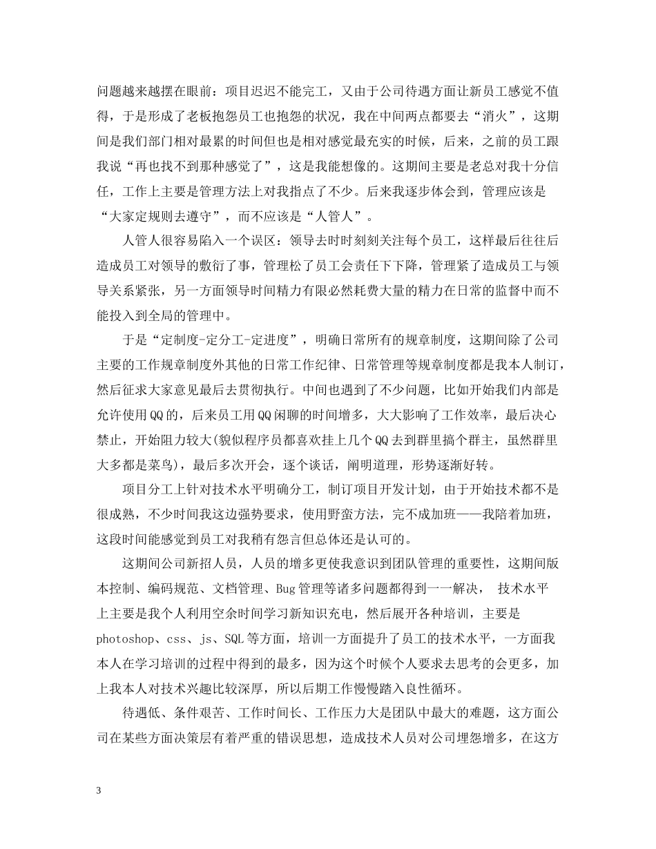 程序员年度工作总结_第3页