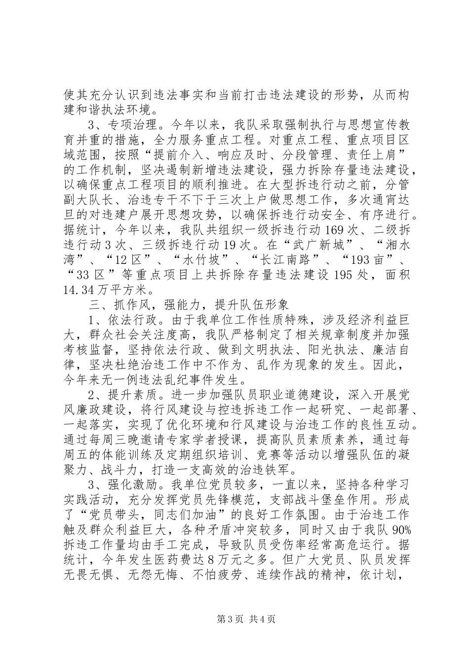 区治违大队工作报告_第3页