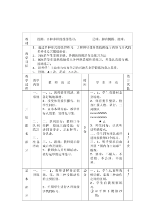 投掷：多种多样的投掷练习 (2)