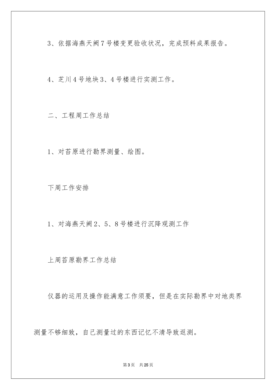 2024上周工作总结及下周工作计划_第3页