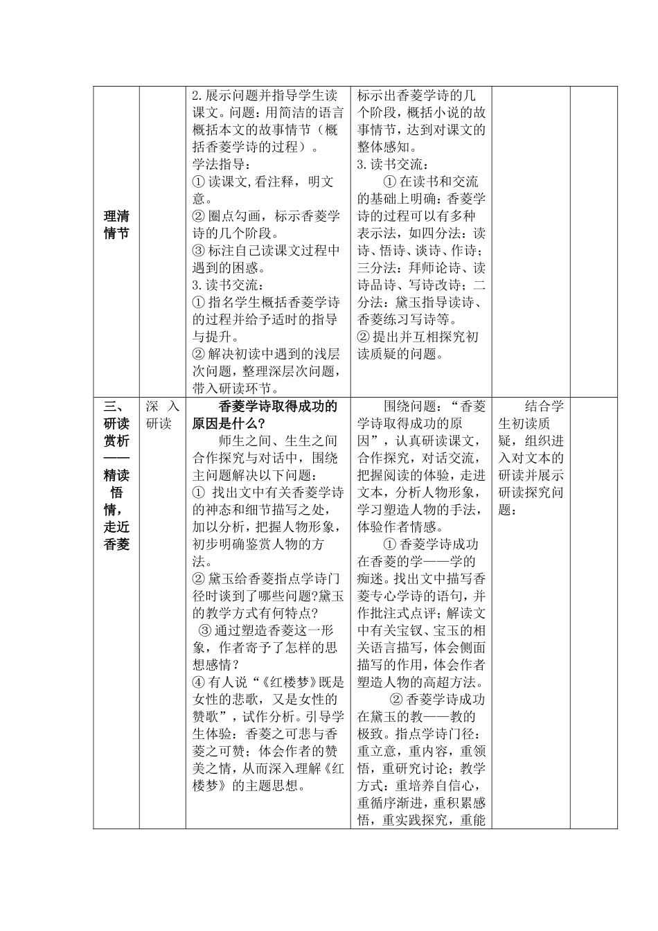 《香菱学诗》教学设计_第2页