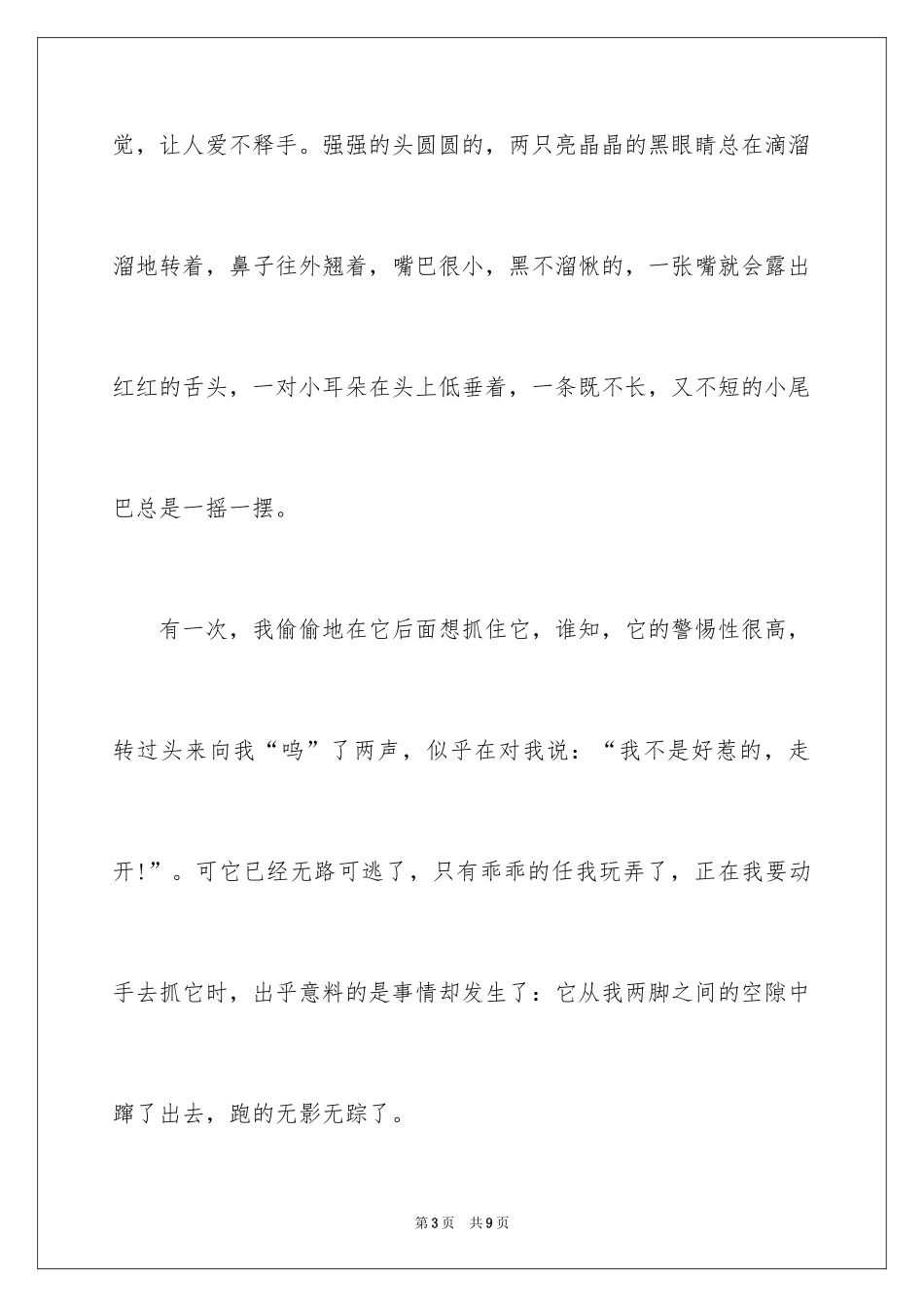 2024人类的朋友狗作文_1_第3页