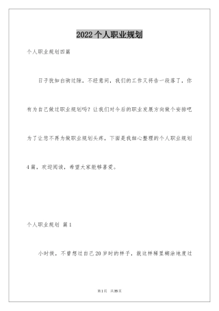 2024个人职业规划_328