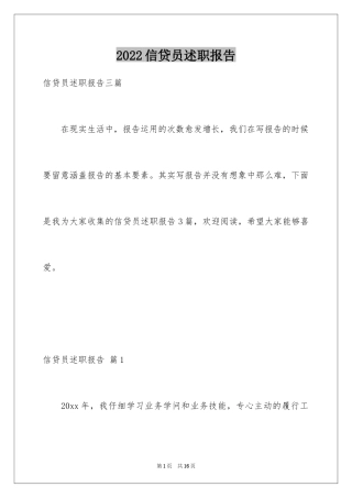 2024信贷员述职报告_9