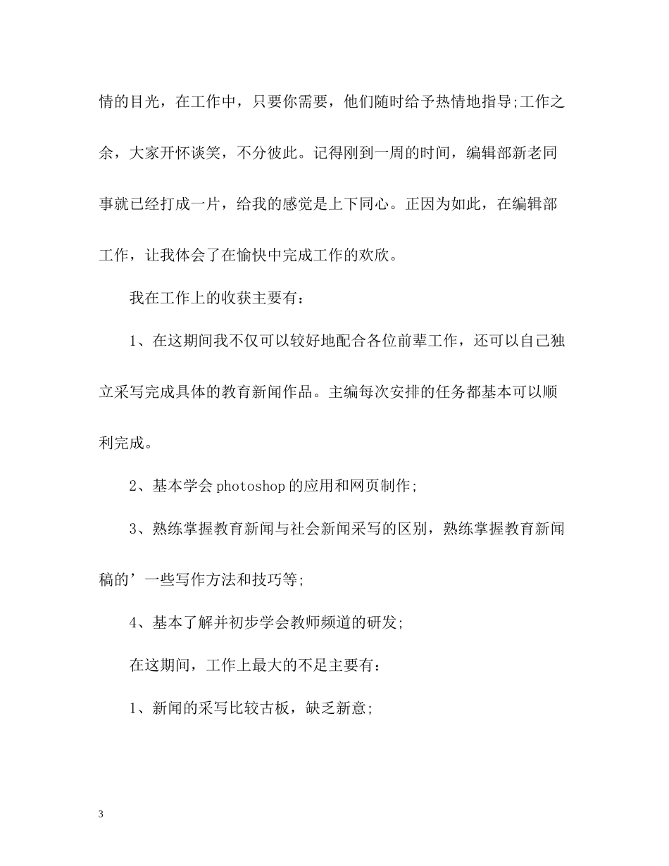 编辑试用期工作总结格式_第3页