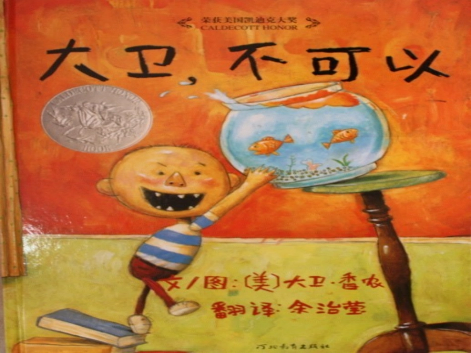 绘本《大卫不可以》_第1页