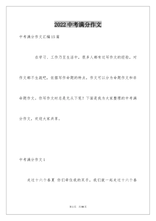 2024中考满分作文_409