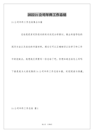 2024it公司年终工作总结_3
