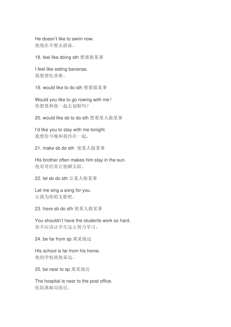 初中三年基础句型100例上_第3页