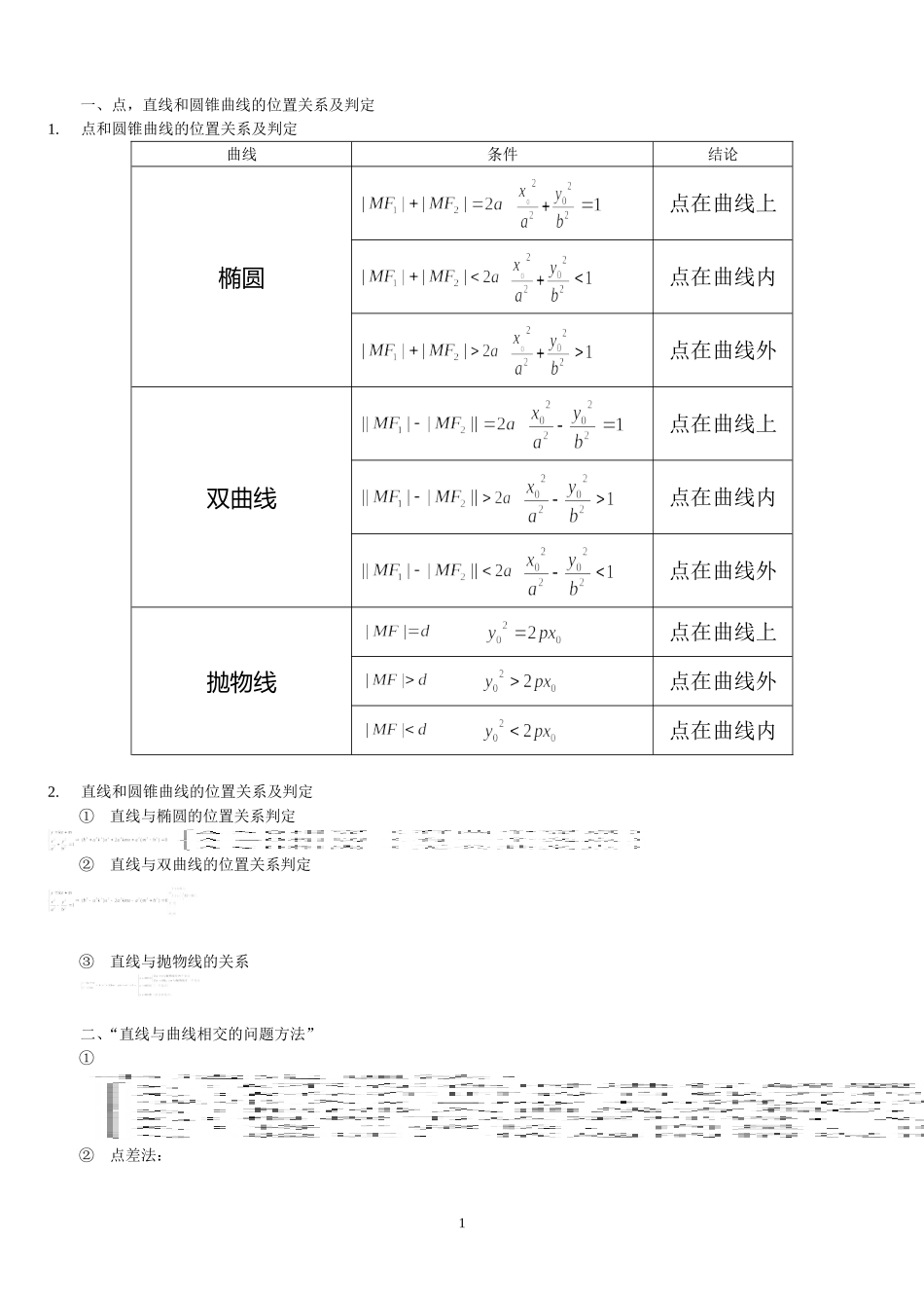 解析几何课堂笔记_第1页