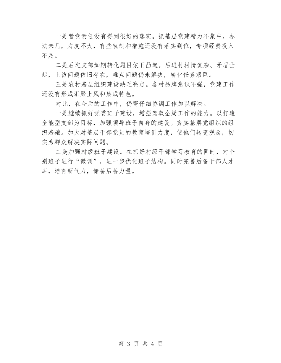 2024年村支部述职报告_第3页