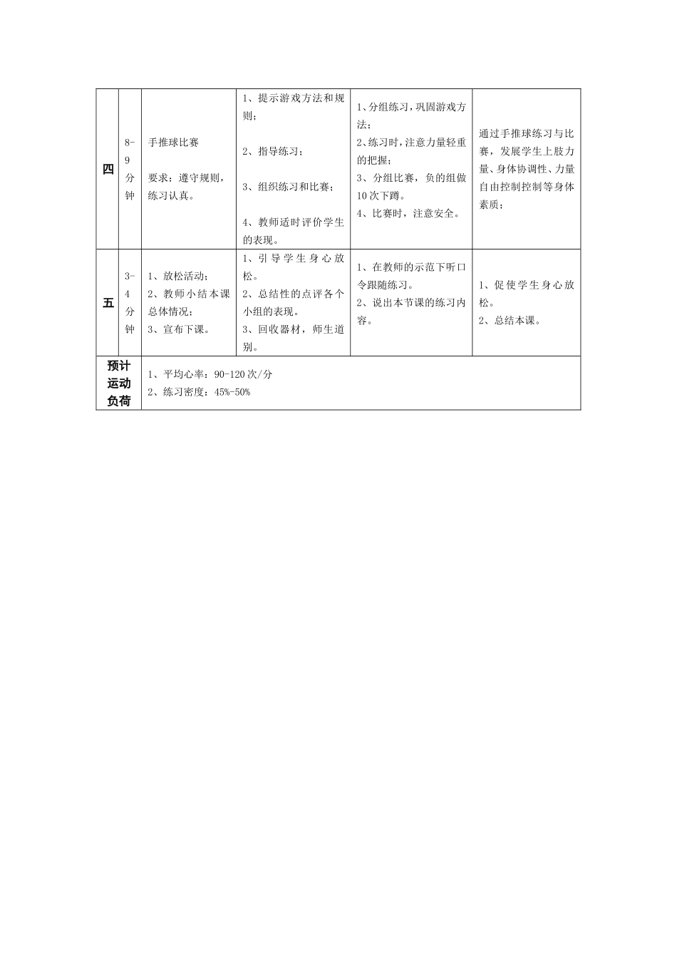 小学六年级少年拳教案_第2页