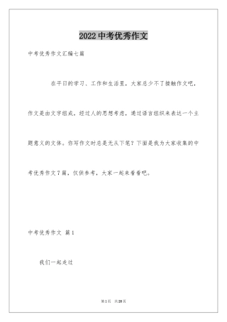 2024中考优秀作文_112