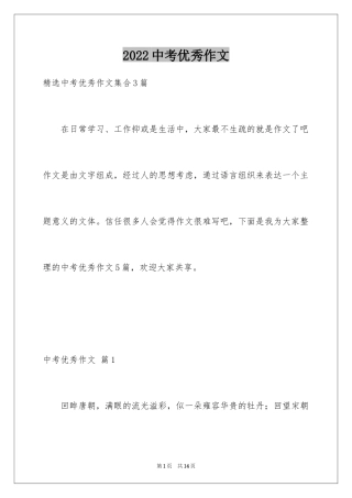 2024中考优秀作文_242