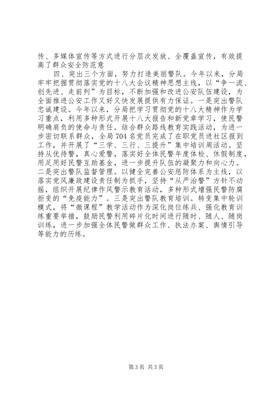 区公安工作报告材料_第3页