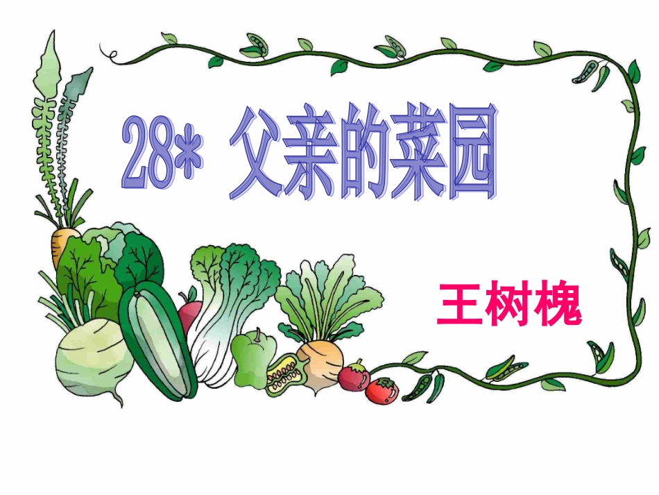 父亲的菜园 ()_第1页
